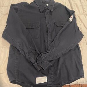 Ariat Men's Dark Gray Button-Down Shirt